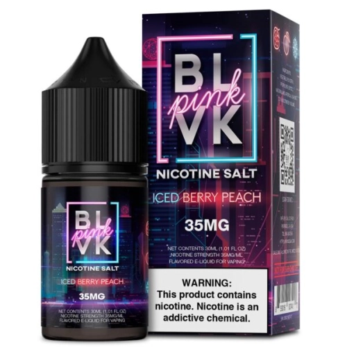 BLVK SALT PINK ICED BERRY PEACH 50MG 30M