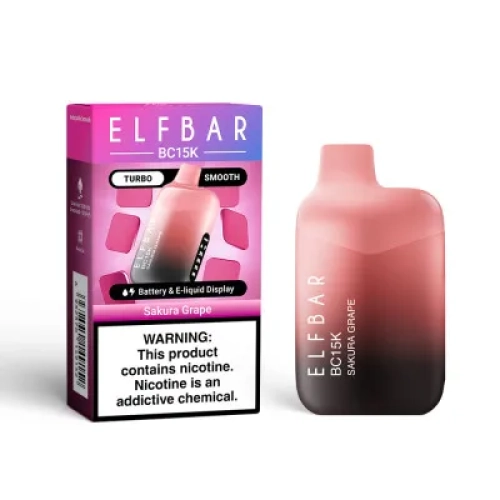 ELFBAR BC 15000 PUFFS SAKURA GRAPE