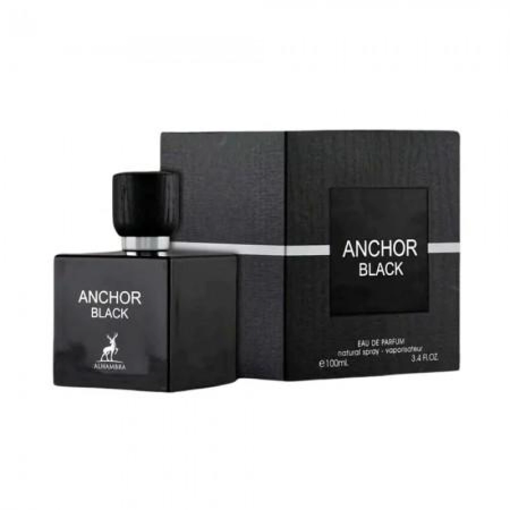 PERFUME MAISON ALHAMBRA ANCHOR BLACK EDP - 100ML
