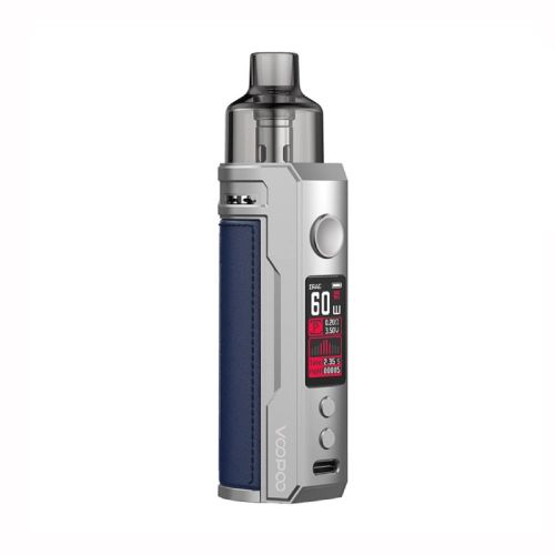 Vape Kit Voopoo Drag X Mod Silver Blue