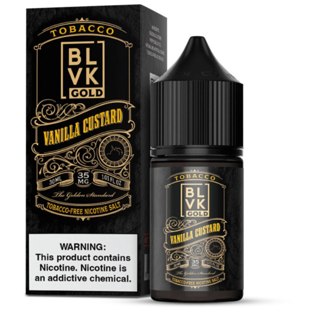 BLVK SALT GOLD VAINILLA CUSTARD 35MG 30M