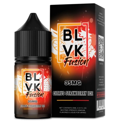 BLVK SALT FUSION CITRUS STRAW ICE 35