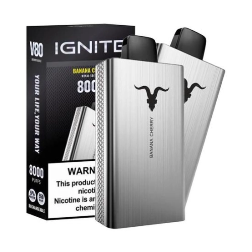 IGNITE V80 METAL 8000 PUFFS BLUEBERRY LEMON