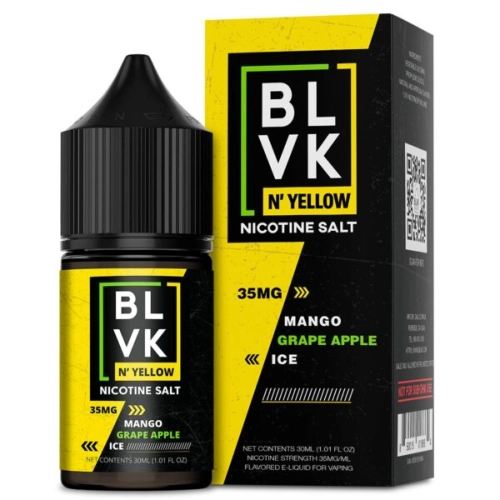BLVK SALT YELLOW MANGO GRAPE APP IC 35MG