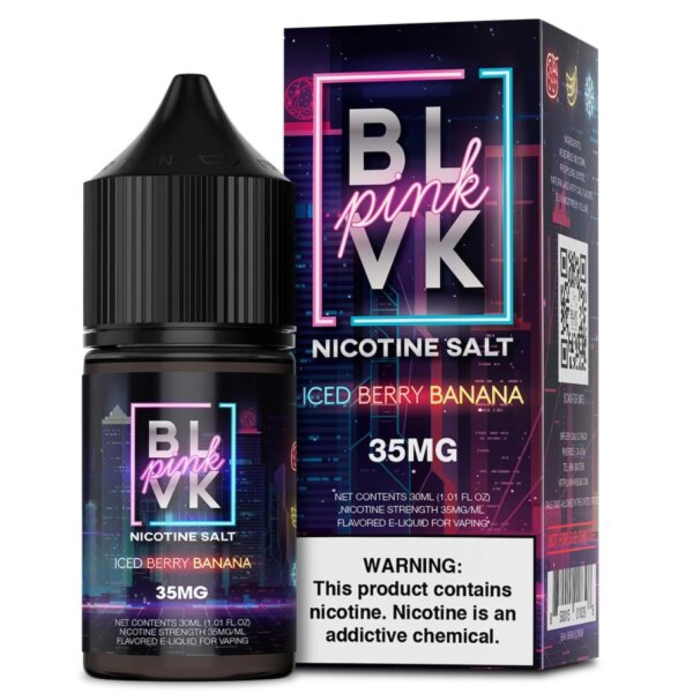 BLVK SALT PINK ICED BERRY BANANA 35MG 30